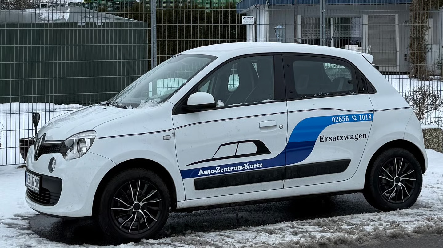 Beispiel Werkstattersatzwagen Beklebung